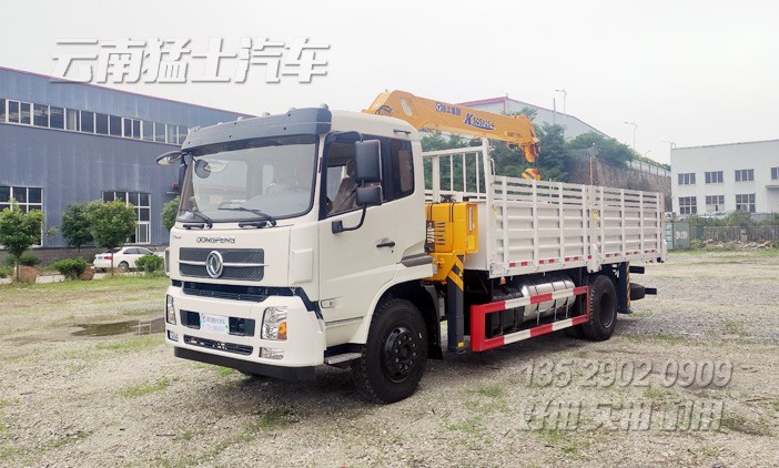 東風(fēng)天錦隨車吊,4*2隨車起重運輸車,徐工5噸隨車吊,東風(fēng)天錦底盤改裝,東風(fēng)專用車廠家