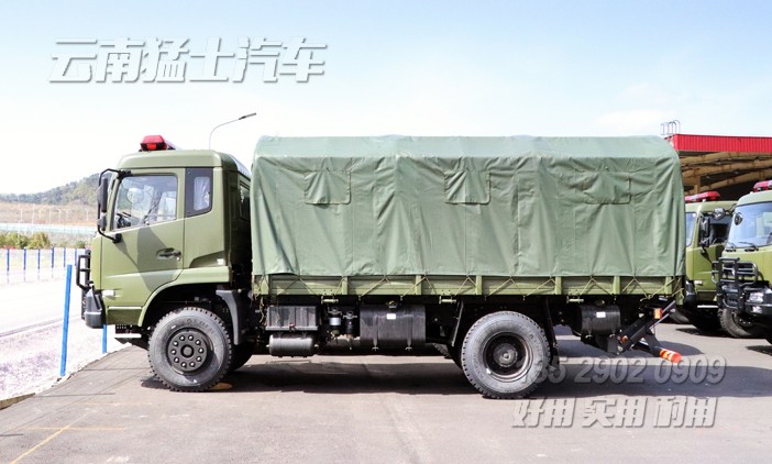 液壓尾板車,電動升降圍板車,物流倉儲車,港口貨物運輸車,東風天錦專用車,DFH1180,18噸物流車