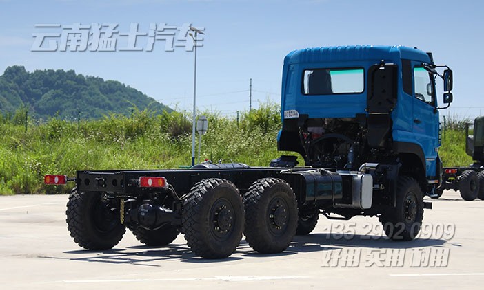 東風四驅六驅,25噸越野車,六驅專用車底盤,森林山路卡車改裝